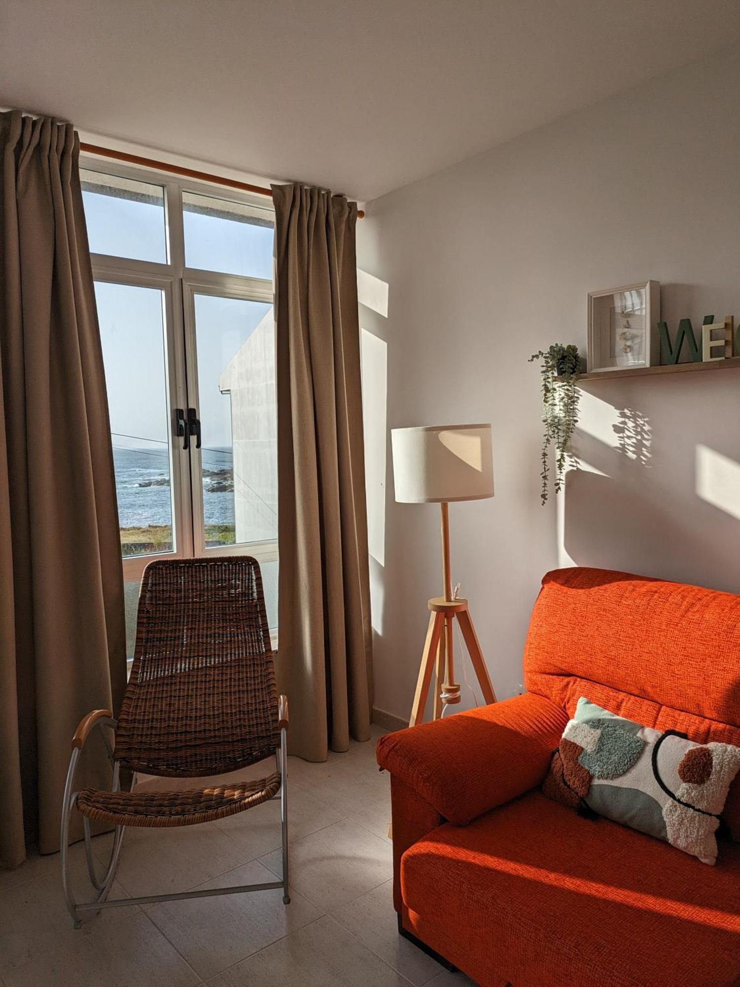 Apto En Muxia Con Vistas Al Mar Saude Doce Eksteriør billede