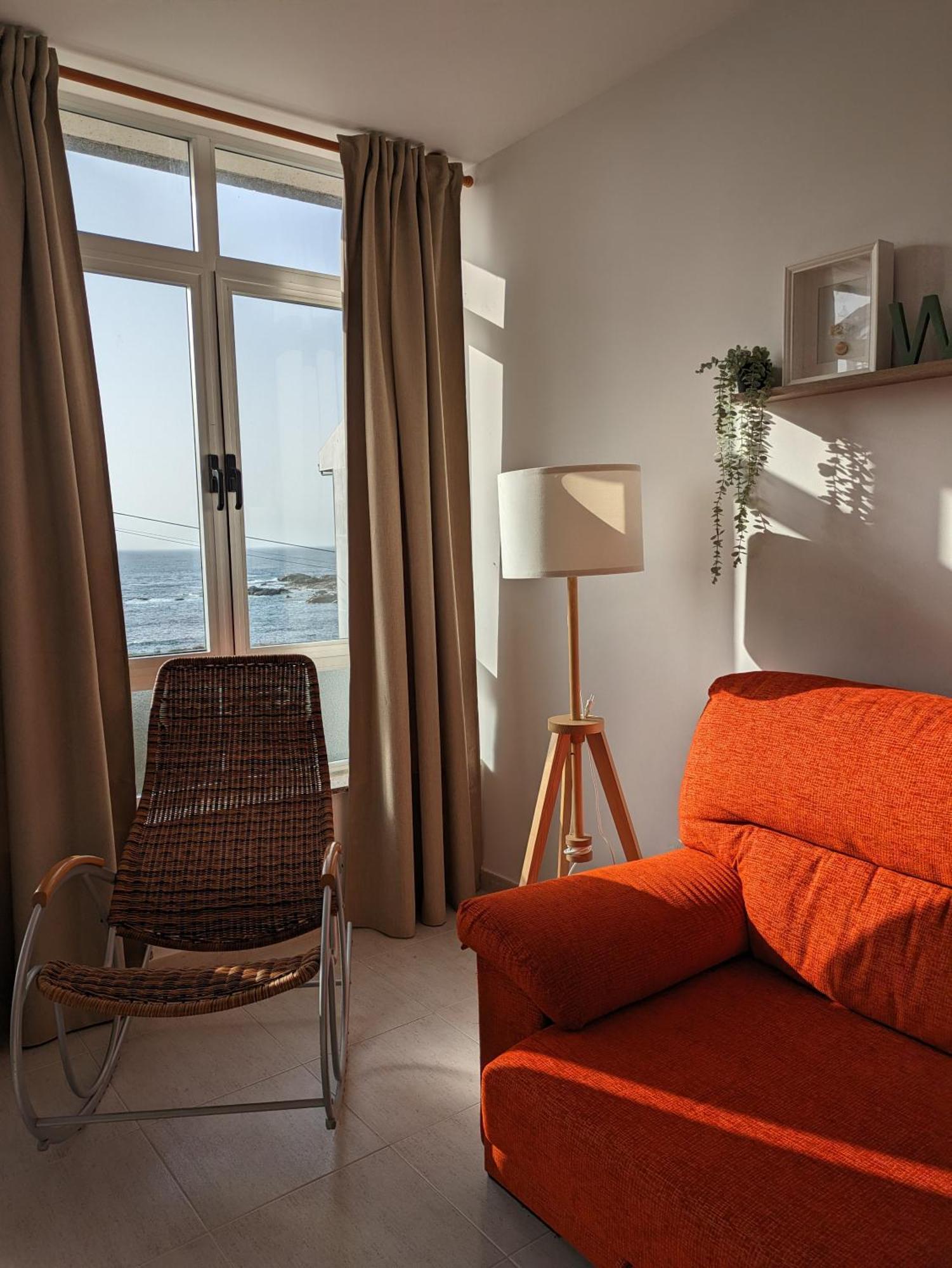 Apto En Muxia Con Vistas Al Mar Saude Doce Eksteriør billede