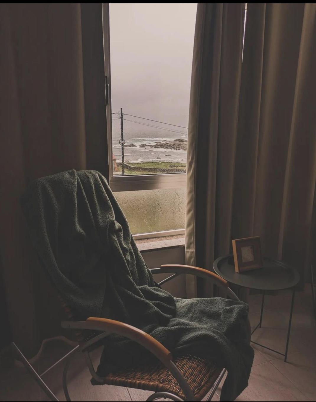 Apto En Muxia Con Vistas Al Mar Saude Doce Eksteriør billede